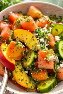 Peach Watermelon Salad Without Feta