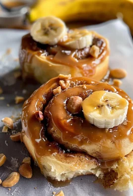Peanut Butter Banana Cinnamon Rolls