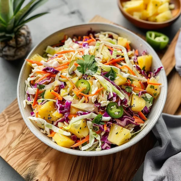 Pineapple Coleslaw