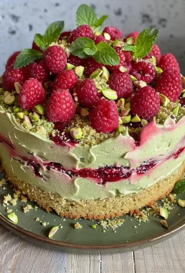 Pistachio Raspberry Cake
