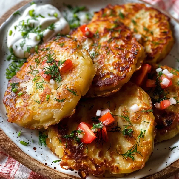 Potato and Onion Cheese Pancakes