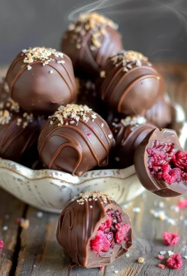 Raspberry Chocolate Truffles