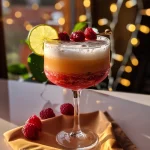 Raspberry Passionfruit Tequila Sour