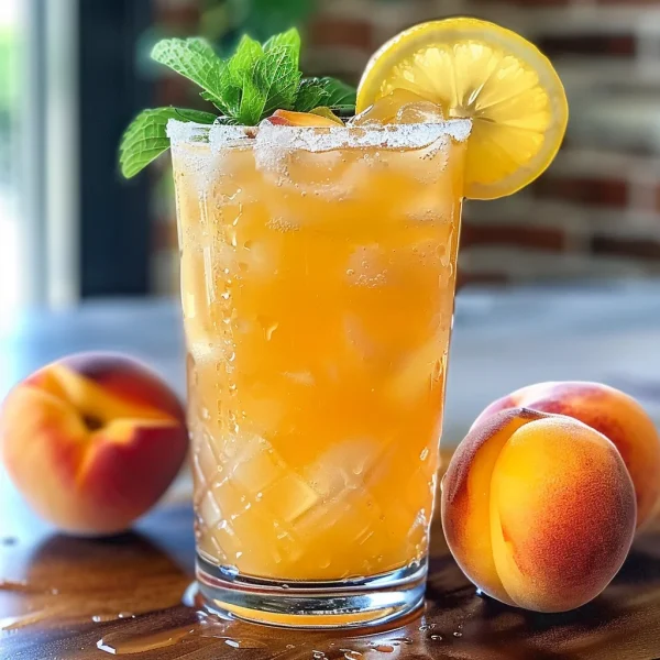 Refreshing Peach Lemonade