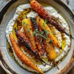 Roasted Carrots with Whipped Ricotta & Hot Honey