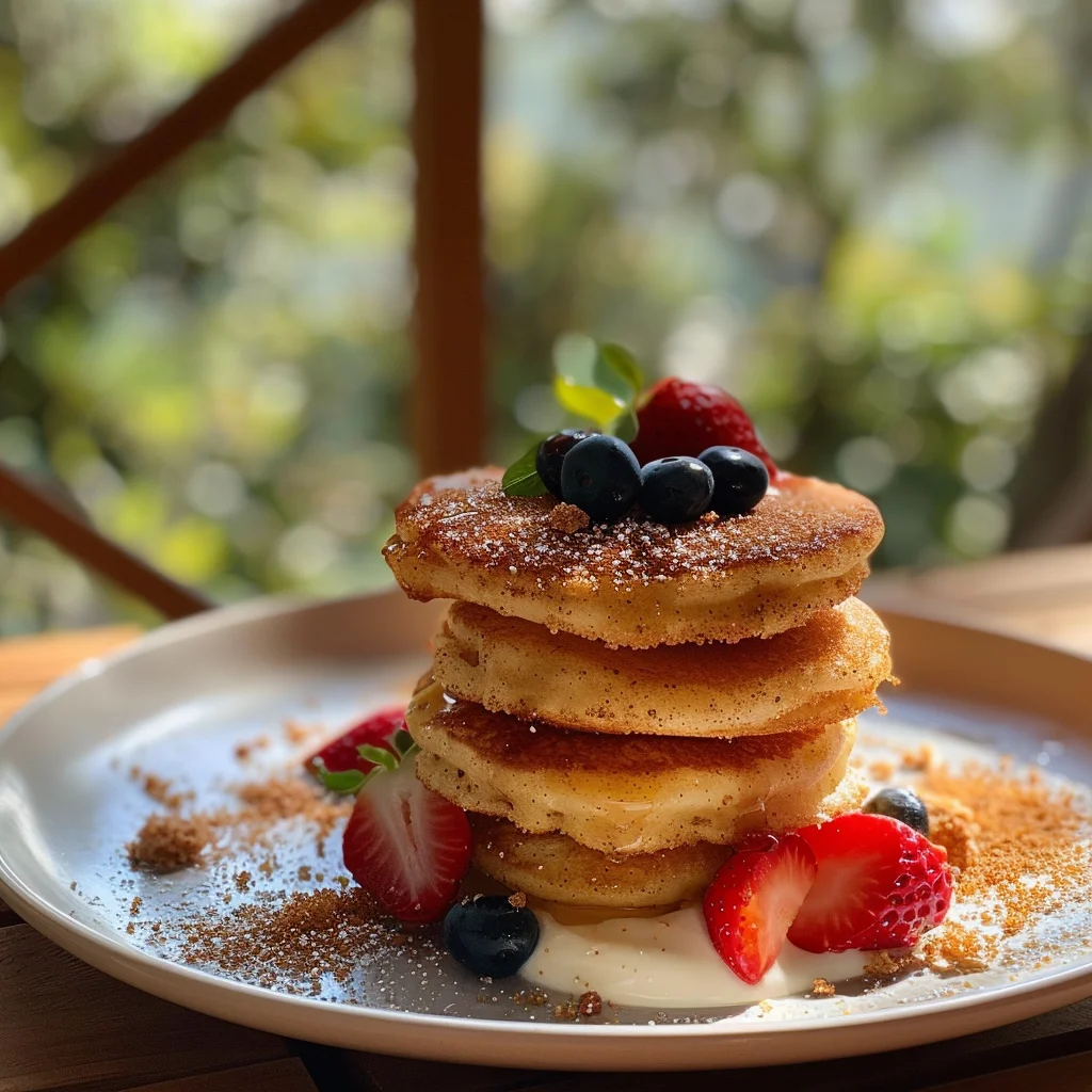 Spanish Churro-Inspired Pancakes: A Breakfast Delight! image 2