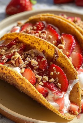 Strawberry Crunch Cheesecake Tacos