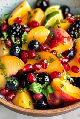 Summer Peach Fruit Salad