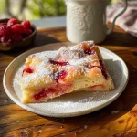 Sweet Focaccia with Raspberry Jam