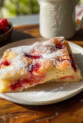 Sweet Focaccia with Raspberry Jam