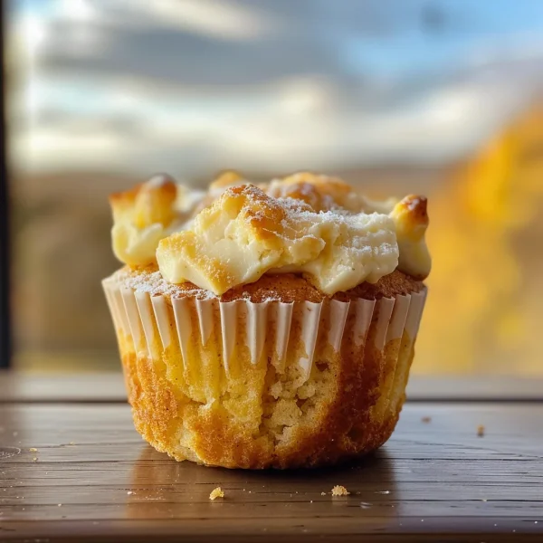 Swirled Pumpkin Cream Cheese Muffins