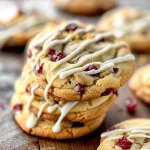 White Chocolate Cranberry Orange Cookies
