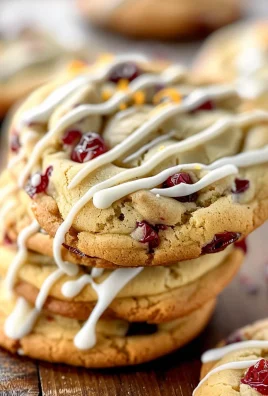 White Chocolate Cranberry Orange Cookies