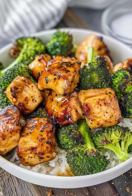 Air Fryer Chicken Bites and Broccoli
