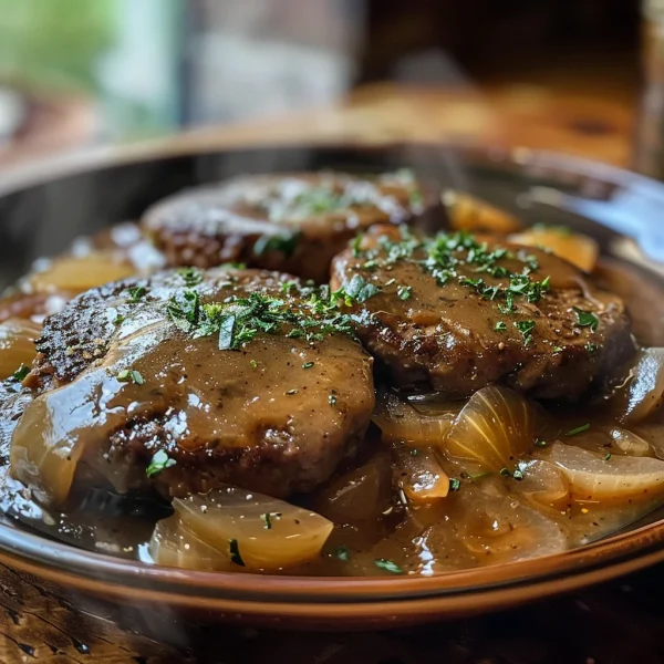 Amish Hamburger Steak Bake