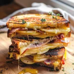 Apple Bacon and Cheddar Grilled Cheese