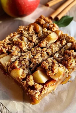 Apple Pie Oatmeal Bars