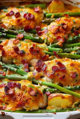 Asparagus & Bacon Chicken Potato Casserole