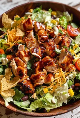 BBQ Chicken Chopped Salad with Cilantro Ranch