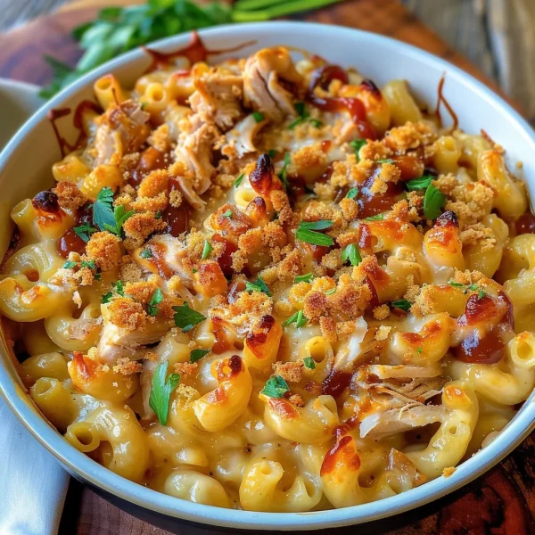 BBQ Chicken Mac and Cheese