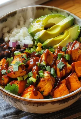 BBQ Chicken Sweet Potato Bowl