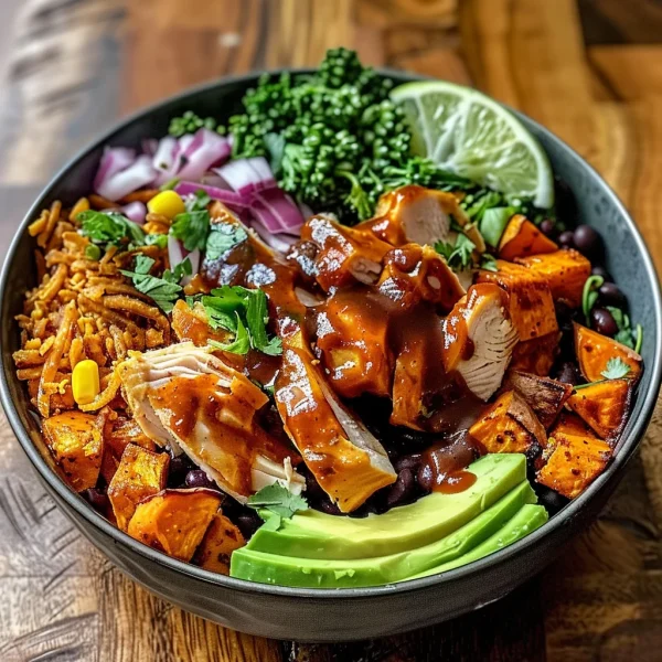 BBQ Chicken Sweet Potato Bowl Recipe
