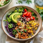BBQ Ranch Chicken Quinoa Bowls