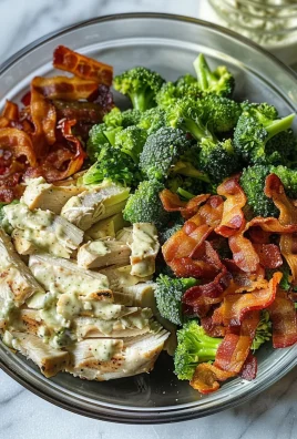 Bacon Broccoli and Ranch Chicken Salad