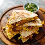 Bacon Egg Cheese Breakfast Quesadillas