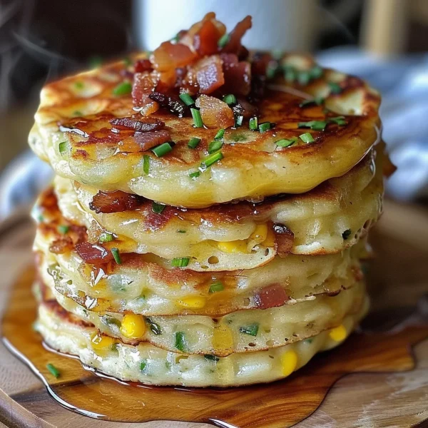 Bacon and Corn Griddle Cakes