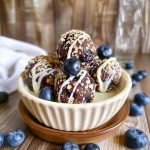 Blueberry Cheesecake Protein Bites – A No-Bake, High-Protein Snack
