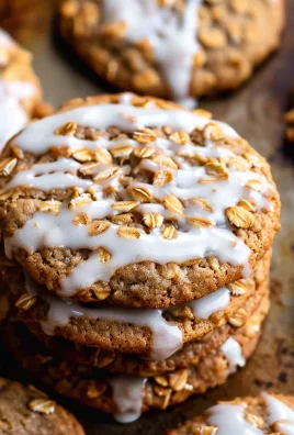 Brown Butter Iced Oatmeal Cookies Recipe