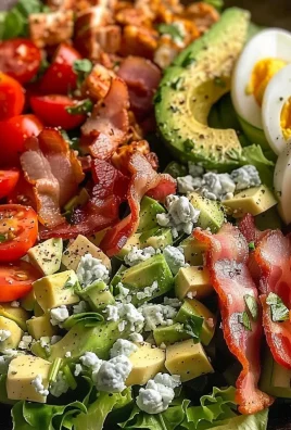 Classic American Cobb Salad with Crispy Bacon