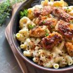 Creamy Honey Pepper Chicken Mac and Cheese Delight