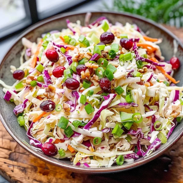 Crisp Apple Cranberry Coleslaw