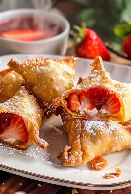 Deep-Fried Strawberry Cheesecake Stuffed Wonton Bites: Irresistibly Crispy!