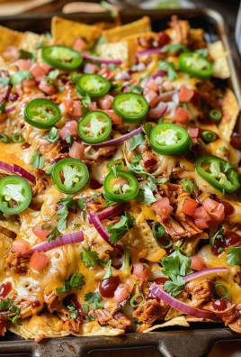 Easy Sheet Pan BBQ Chicken Nachos
