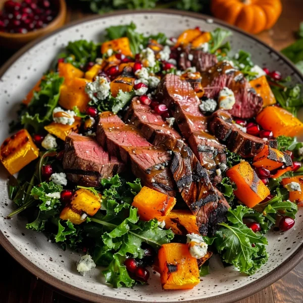 Fall Harvest Steak Salad