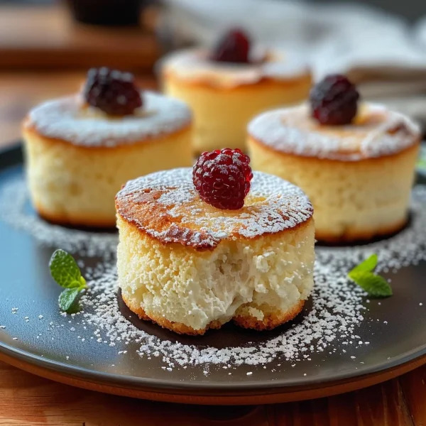 Fluffy Japanese Cotton Cheesecake Cupcakes