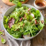 Fresh Mixed Greens Side Salad (for Steak, Pasta, & More!)