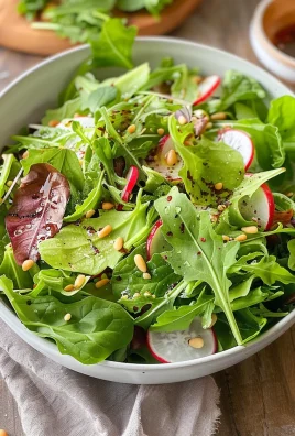 Fresh Mixed Greens Side Salad (for Steak, Pasta, & More!)