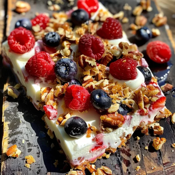 Frozen Yogurt Bark