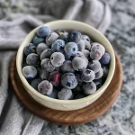 Frozen Yogurt Covered Blueberries