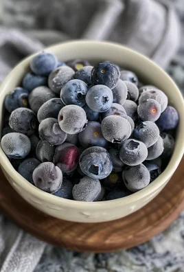 Frozen Yogurt Covered Blueberries