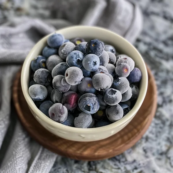 Frozen Yogurt Covered Blueberries