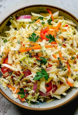 Greek Cabbage Salad - Lahanosalata (vinegar coleslaw)