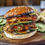 Grilled Korean BBQ Chicken Sandwich