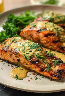 Grilled Salmon with Dijon Mustard Sauce: A Flavorful Delight!