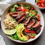 High Protein Steak Fajita Bowl