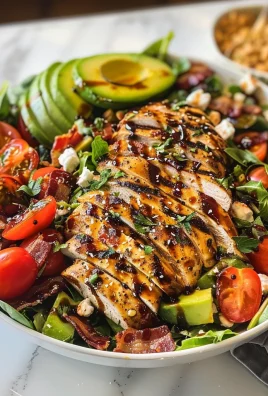 Honey Mustard Chicken Salad with Avocado, Bacon & Goat Cheese